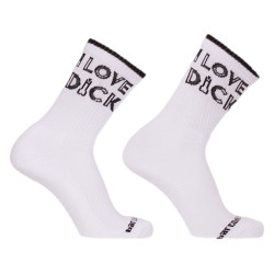 Barcode Berlin Chaussettes I love Dick Blanches